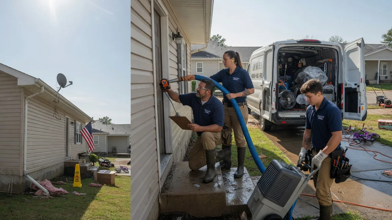 Ceiling Water Damage Restoration in Hartford, AR near me