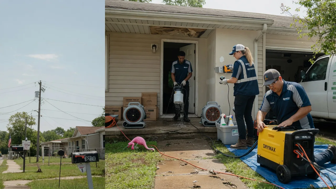 Storm Damage Water Removal in Hartford, AR near me